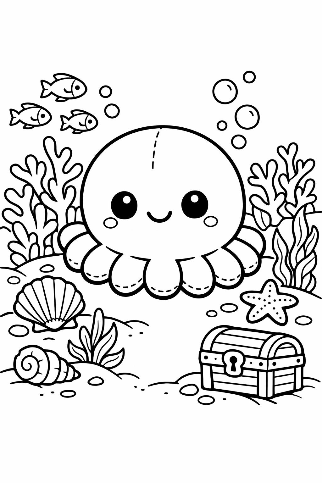 Squishmallow axolotl coloring page | adorable aquatic character | kids printable sheet