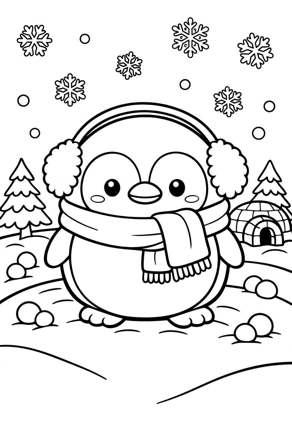 Squishmallow coloring page for kids | simple cute outlines | beginner-friendly printable