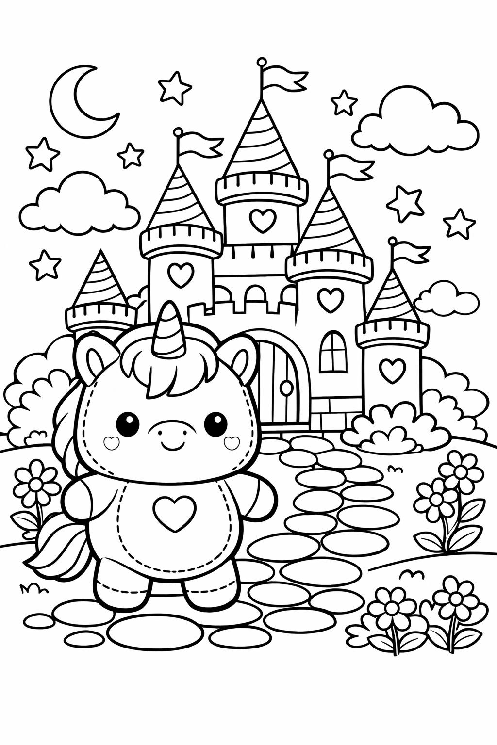 Squishmallow dragon coloring page | cute fantasy plush | printable coloring sheet