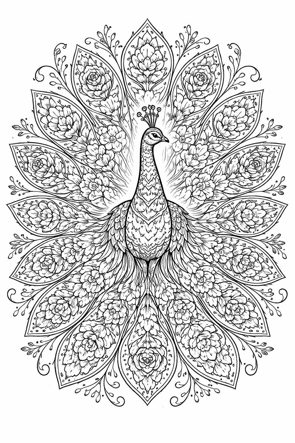 cactus and succulent coloring page | varied desert plant textures | adult nature coloring activity