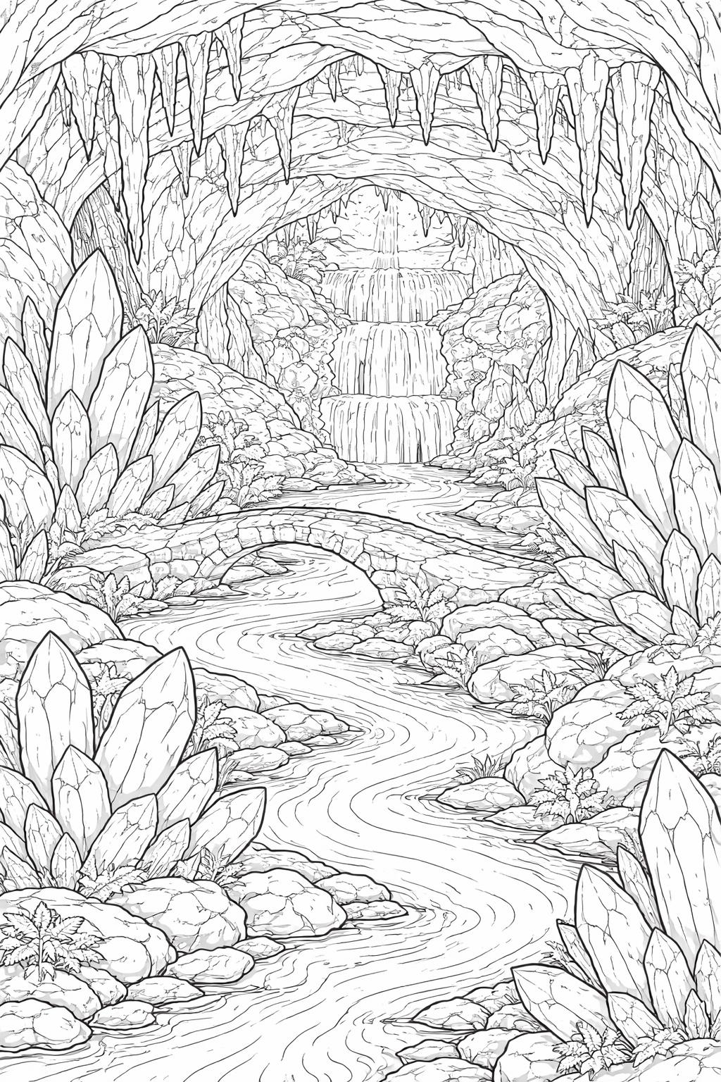 rose quartz coloring page | heart-shaped healing crystal | relaxing adult coloring activity